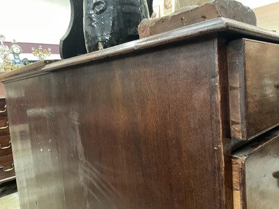 Lot 1214 - George III mahogany chest