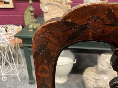 Lot 1218 - Near pair of 18th century Dutch marquetry side chairs