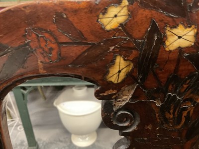Lot 1218 - Near pair of 18th century Dutch marquetry side chairs