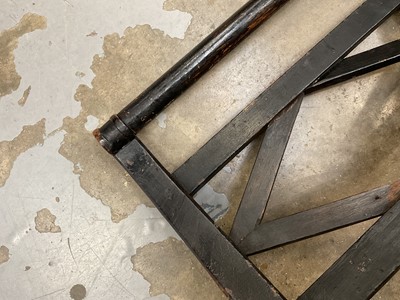 Lot 1219 - Set of four late 18th / early 19th century Continental ebonised side chairs