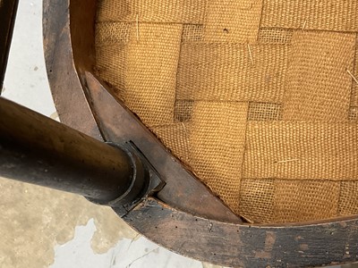 Lot 1219 - Set of four late 18th / early 19th century Continental ebonised side chairs