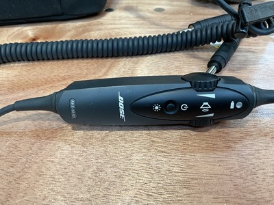 Lot 5092 - Pair of Bose AHX-32-03 Aviation headphones (ear pads worn)