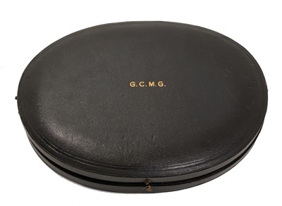 Lot 1 - The Most Distinguished Order of St. Michael and St. George, scarce early 20th century Knights Grand Cross (GCMG) Collar chain. The fine quality silver gilt and white enamel chain formed of alte...