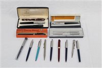 Lot 3668 - Collection of fountain and ballpoint pens