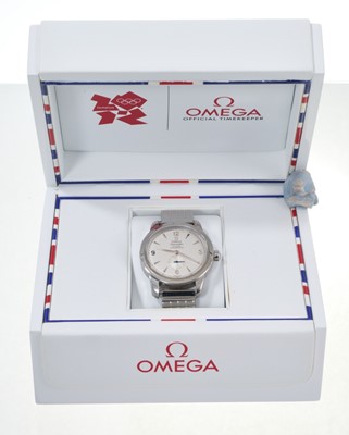 Lot 761 - Gentlemen's Omega Seamaster London Olympics watch in box with papers
