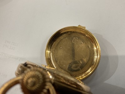 Lot 791 - Antique 18ct gold quarter repeating pocket watch