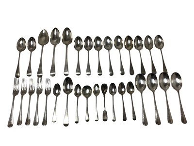 Lot 415 - Collection of silver flatware