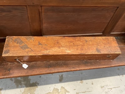 Lot 1248 - Late 19th / early 20th century telescope on tripod stand