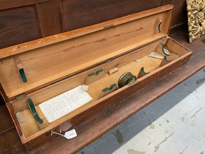 Lot 1248 - Late 19th / early 20th century telescope on tripod stand