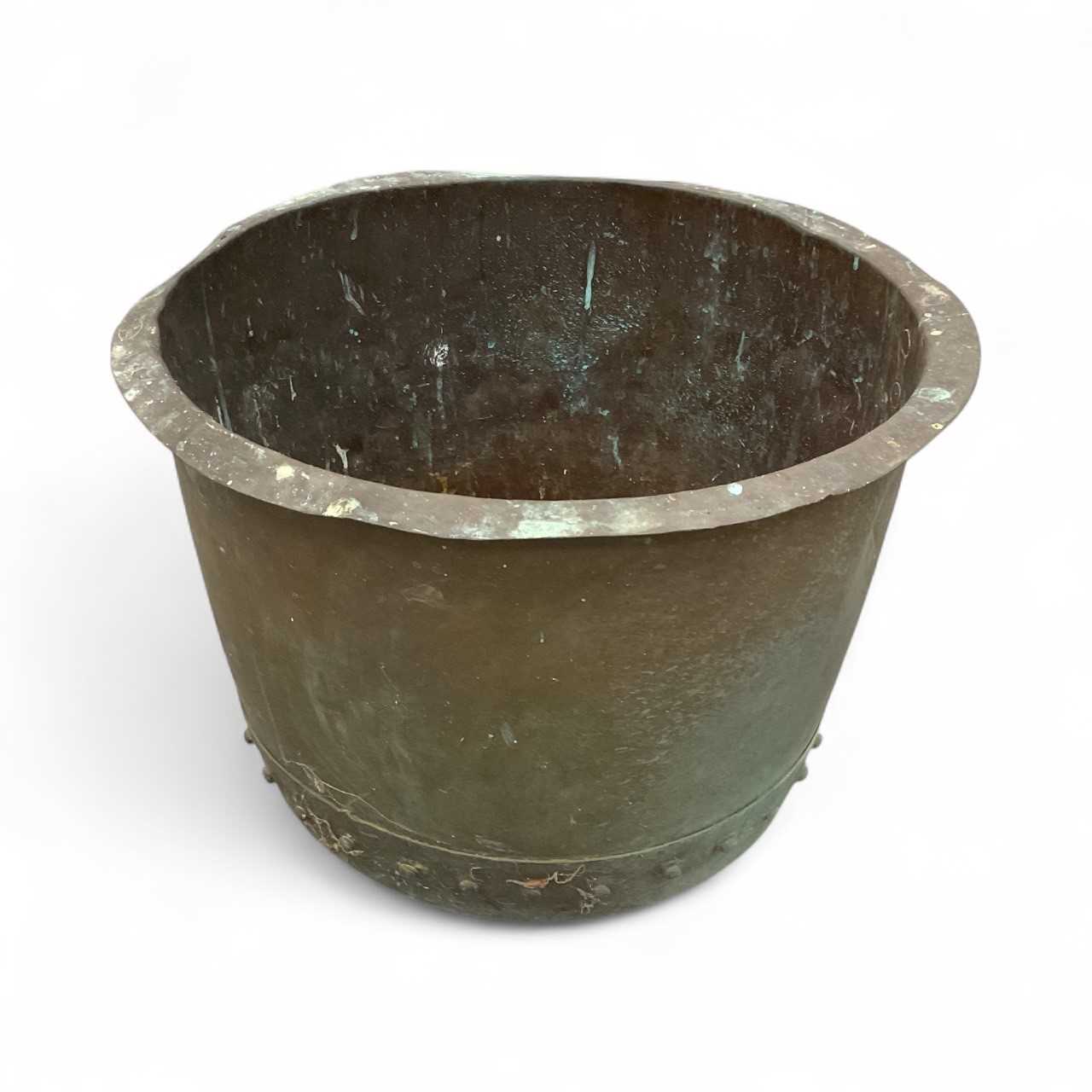 Lot 1246 - Antique copper vessel