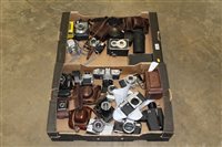 Lot 3678 - Quantity of vintage Cameraseras and...