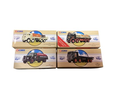 Lot 1853 - Corgi diecast models commercial lorries, all boxed (18)
