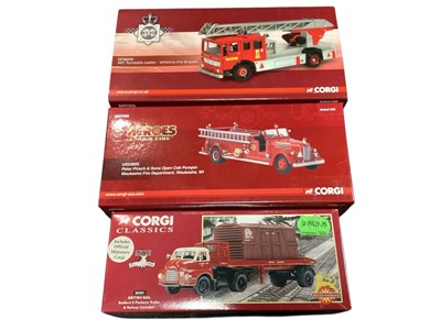 Lot 1862 - Corgi Emergency Services, British Rail & Royal Mail diecast models, all boxed (10)