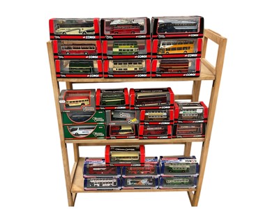 Lot 1865 - Corgi Original Omnibus Company 1:76 scale diecast Buses, all boxed, approx. 40 (2 boxes)