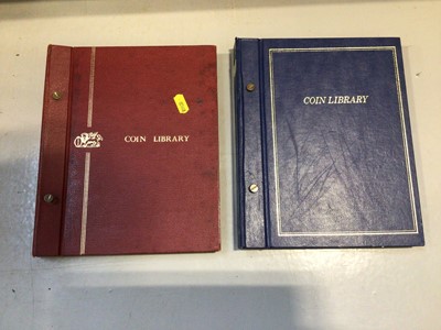 Lot 5150 - Group of coins and coin books to include half pennies and pennies