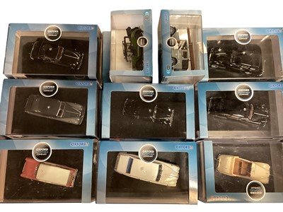 Lot 1873 - Oxford 1:43 scale Automobiles, in display boxes (38)