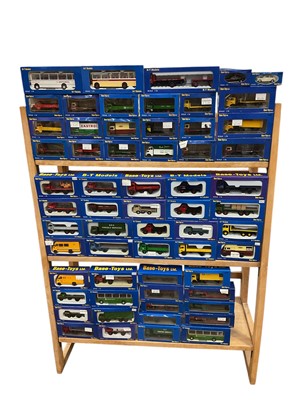 Lot 1876 - Base-Toys 1:76 scale Haulage, Commercial & Buses, in window boxes (1 box)