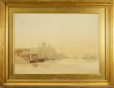 Lot 1017 - John Varley (1850-1933) watercolour - Feluccas on the Nile, signed, 53cm x 75cm, in glazed gilt frame