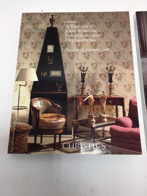 Lot 96 - 'Deborah, Duchess of Devonshire, The last of the Mitford sisters' 'Sotheby's sale catalogue, 2nd March 2016, 'A tribute to John Fowler: Furniture and decorations', Christie's sale catalogue, 1...