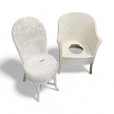 Lot 5356 - Two Lloyd Loom type chairs