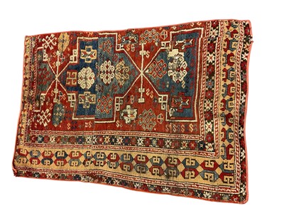 Lot 1304 - Antique Kazak rug fragment