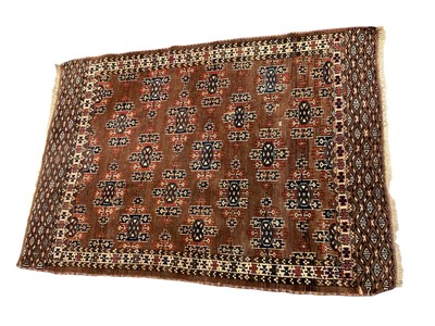 Lot 1305 - Yomut Kepse Gul design rug