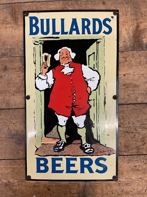 Lot 63 - Bullards’ Beers enamel sign