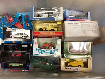 Lot 1886 - Selection of diecast vehicles, all boxed (2 boxes)