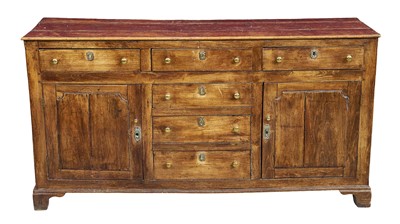 Lot 1265 - 18th century French fruitwood dresser base