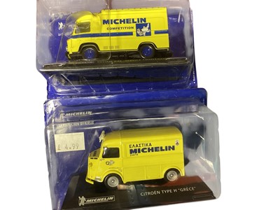 Lot 1887 - Michelin Branded diecast commercial vehicles, with bubblepack, approx 20 (1 box)