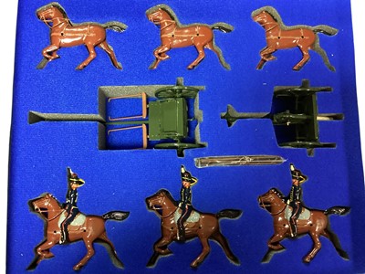 Lot 1890 - Britains diecast Royal Horse Artillery Gun & Limber Centenary Collection 8825, Royal Scots Dragon Guards 003007, both boxed (2)