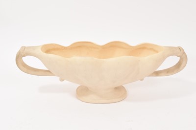 Lot 319 - Constance Spry for Fulham pottery, unglazed flower vase