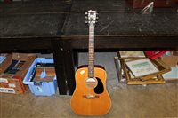 Lot 3726 - Lorenzo six-string acoustic guitar, model no. 153