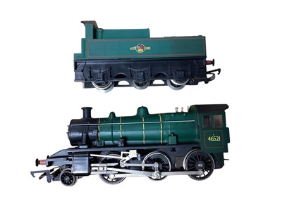 Lot 1900 - Hornby 00 Gauge BR green 4-6-0 Ivatt Class 2MT tender locomotive 46521, unboxed R852, LMS lined black 2-6-4T Class 4P tank engine 2345, unboxed R088 and BR black 0-6-0T Class 3F Jinty tank engin...