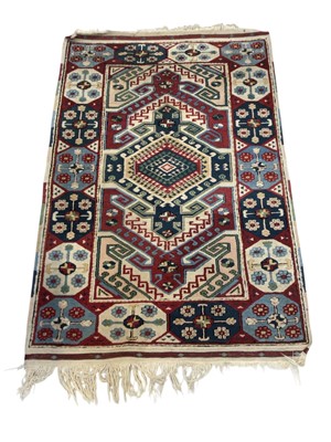 Lot 5213 - Eastern rug measuring approximately 157cm x 104cm