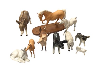 Lot 2328 - Collection of model horses including Beswick and Royal Doulton