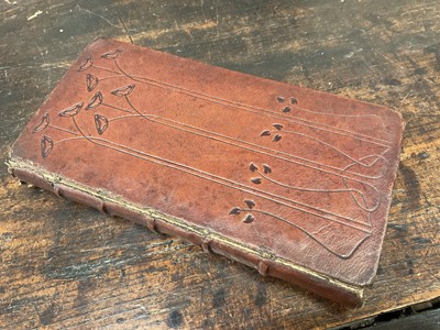 Lot 1496 - Unused vintage visitors book, various other blank books.