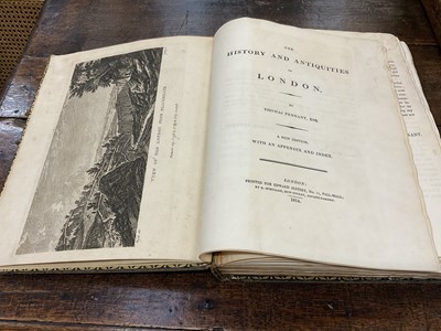 Lot 1450 - Pennant - History and Antiquities of London, 1814.