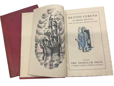 Lot 1406 - Edward McKnight Kauffer (illustrated) Benito Cereno, written by Herm...