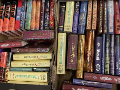 Lot 1401 - Hand signed contemporary hard backs, predominantly Fantasy novels