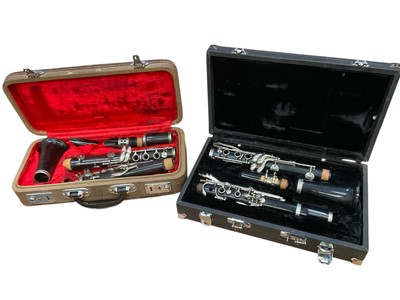 Lot 2730 - Artley 17S Bb clarinet and a Boosey & Hawkes Regent clarinet, both cased