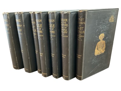 Lot 1422 - Africa - Burton -The Memorial Edition of the Works, 7 vols.