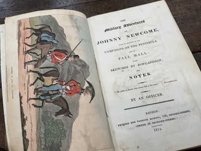 Lot 1456 - Adventures of Johnny Newcome, 1815, handcoloured engravings.