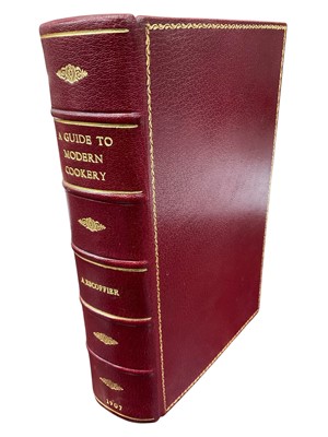 Lot 1492 - A. Escoffier A Guide to Modern Cookery, Heinemann 1907, first edition