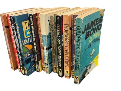 Lot 1476 - Twelve James Bond Paperbacks.