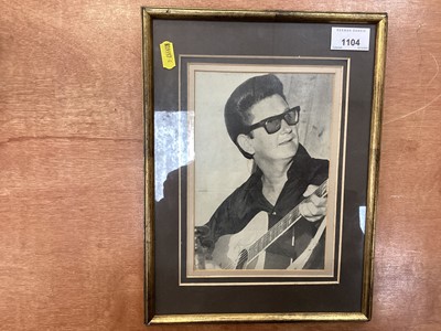 Lot 1104 - Roy Orbison signed photograph