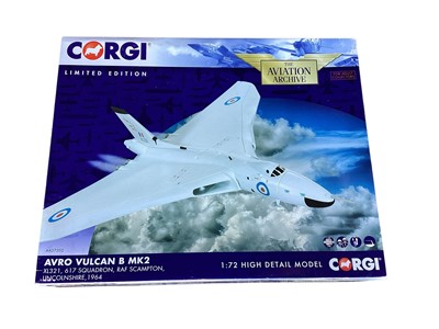 Lot 1911 - Corgi 1:72 scale Avro Vulcan B Mk2 (617 Squadron), with box AA27202 (Previously Displayed contents incomplete) (2)