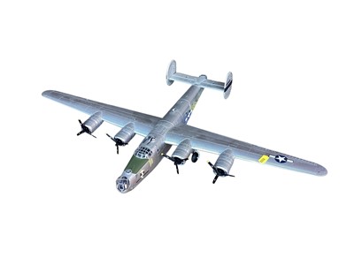 Lot 1912 - Franklin Mint 1:48 scale B-24J Liberator, with box B11C966 (previously displayed contents incomplete) (1)