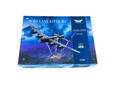 Lot 1915 - Corgi The Aviation Archive 1:72 scale Avro Lancaster B.I (RAF No.44 (Rhodesia) Squadron, with box AA32603 and North American B-25J Mitchell II (RAF No.226 Squadron) with box AA35304 and Vickers...