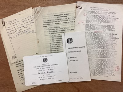 Lot 1212 - An archive of documents, blueprints and ephemera relating to the Ministry of Fuel and Power, Electrical Supply and Overhead Lines, work undertaken by Mr H.W. Grimmitt, the ephemera including an...